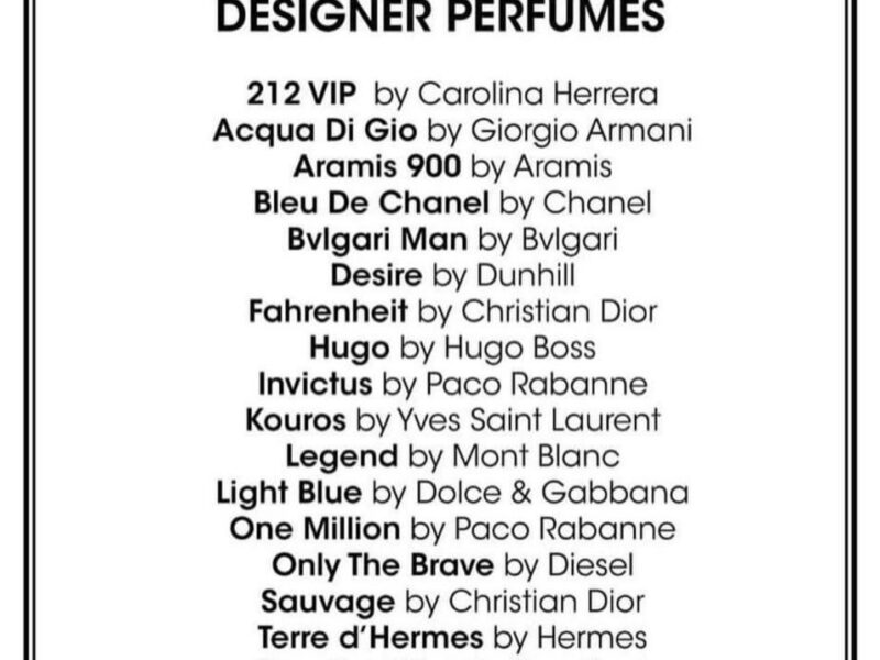 Parfums de qualité